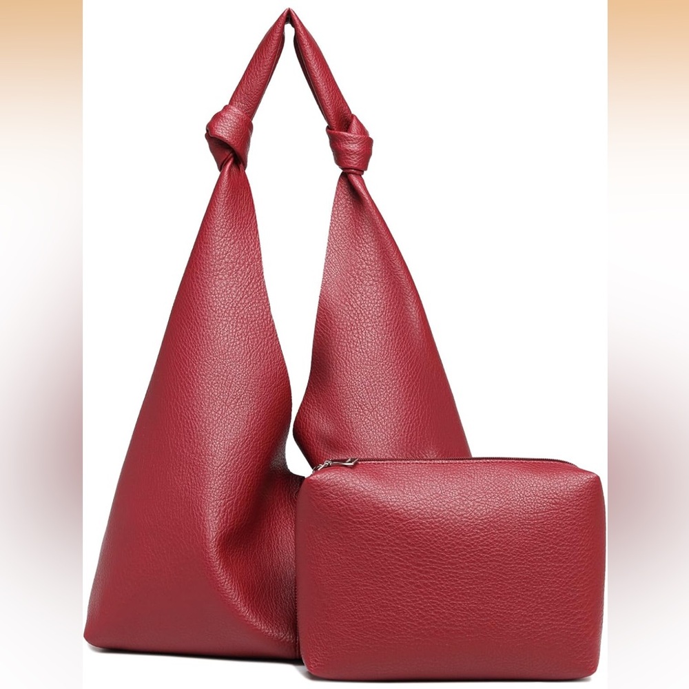 Vegan Leather Hobo bag with a small purse